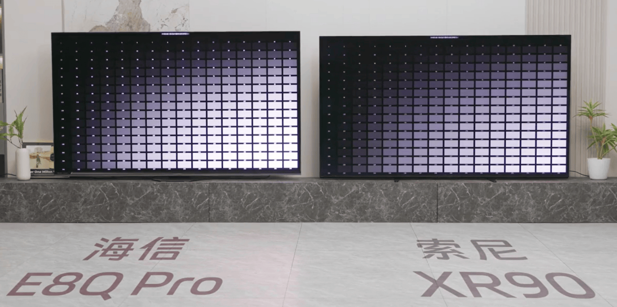 Q Pro和索尼XR90差距有点大买前必看！权威媒体深度评测海信E8(图4)